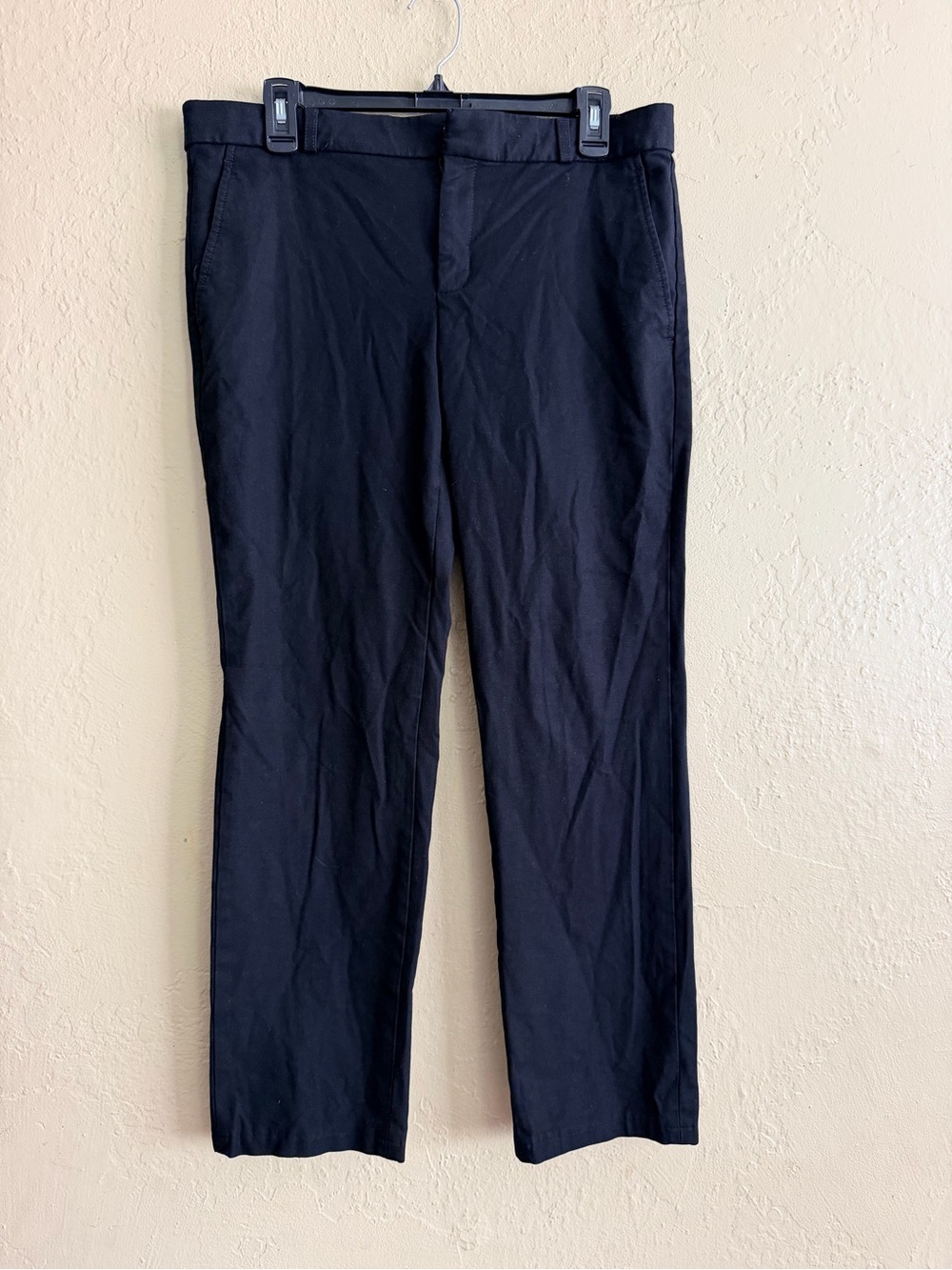 Banana Republic Women's Black Straight-Leg Dress Pants